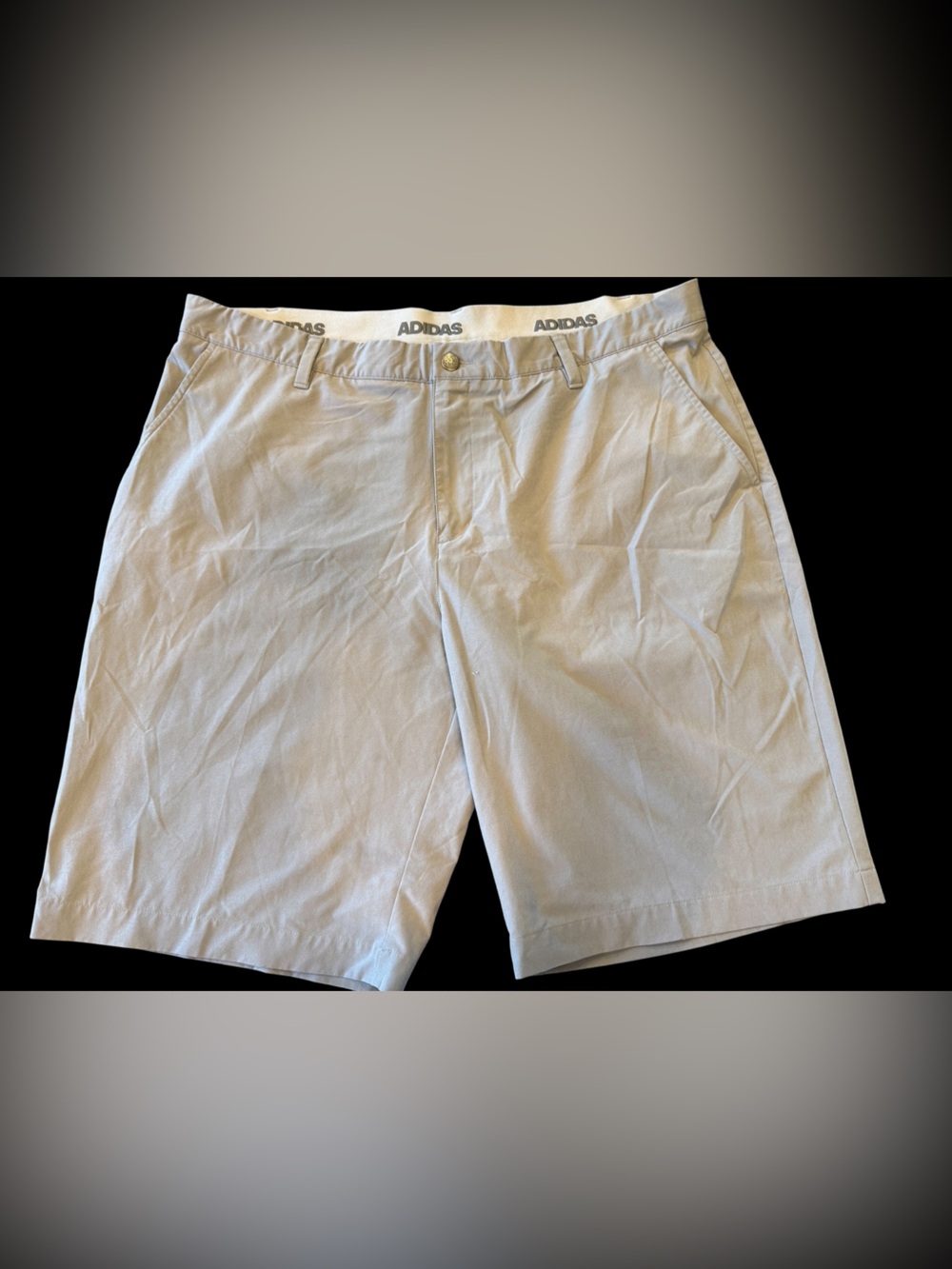 adidas Light Gray Performance Golf Shorts